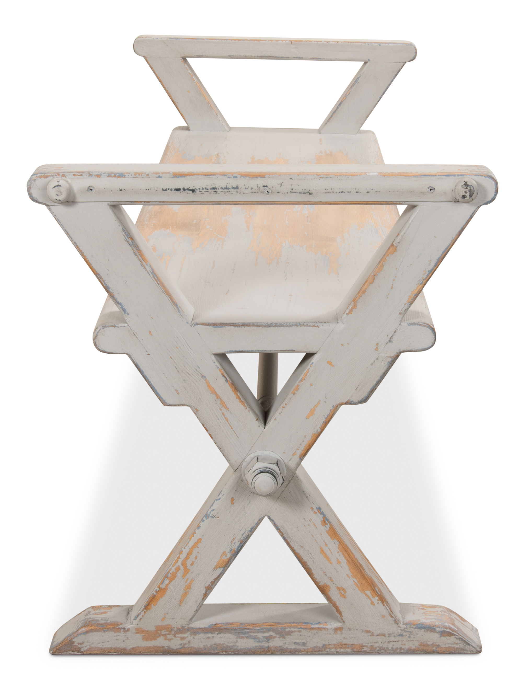 Replica Antique X Bench large image 