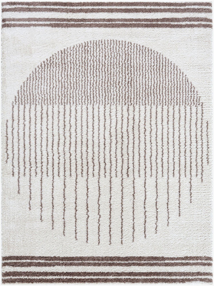 Fossay Shag Machine Woven Rug, by Surya, 10'0.08" length x 7'10.49" width