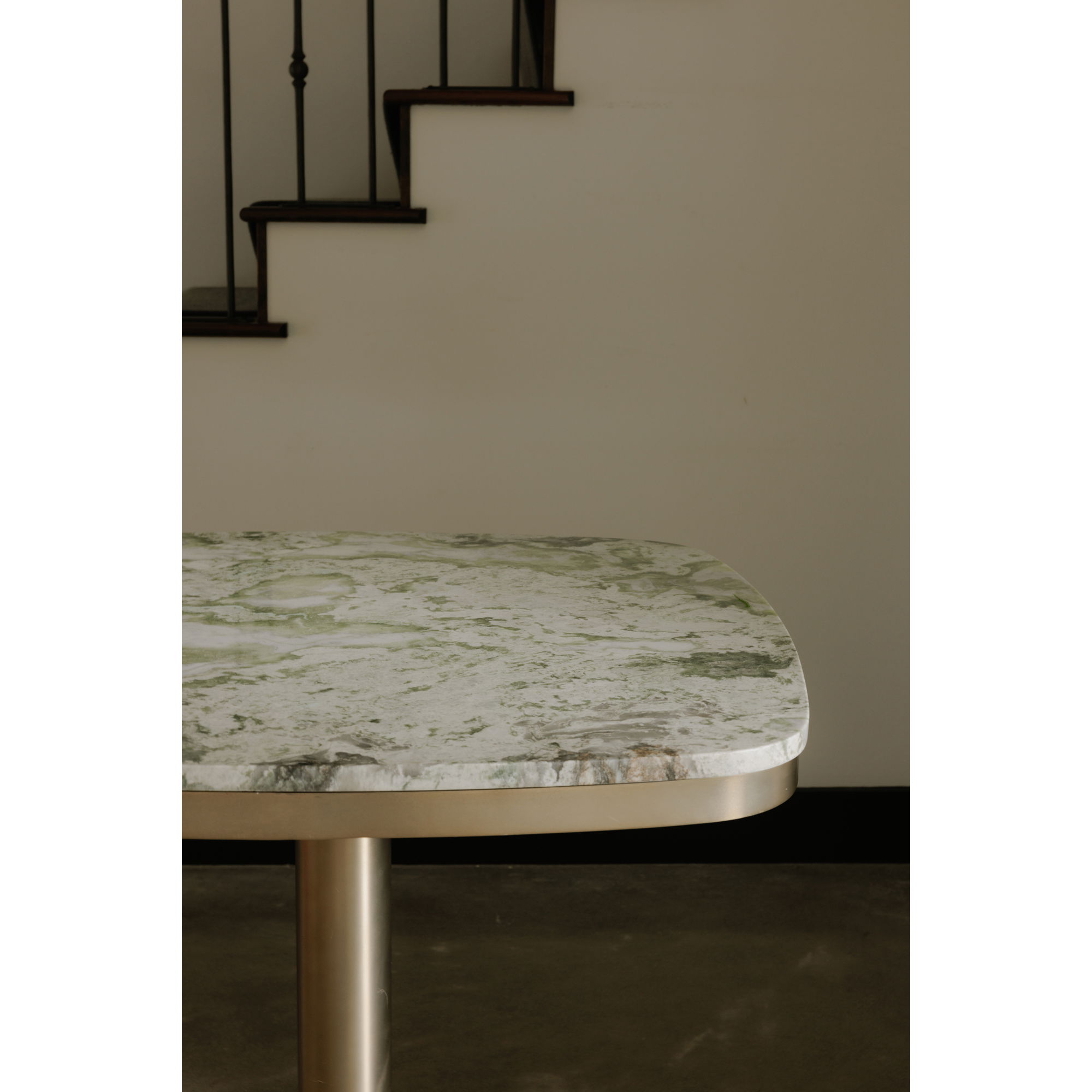 Celeste Cafe Table Green Onyx Marble, Coffee Table by Moe's Home, 36" width x 30" height x 36" depth View 16