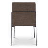 Danny Dining Chair Dark Brown Set Of Two, by Moe's Home, 18.7" width x 33.9" height x 23.6" depth thumbnail 5