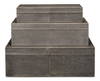 Cosmos Nesting Boxes  Set Of Three, by Sarreid, 1'4" length x 2' width x 8" height thumbnail 3