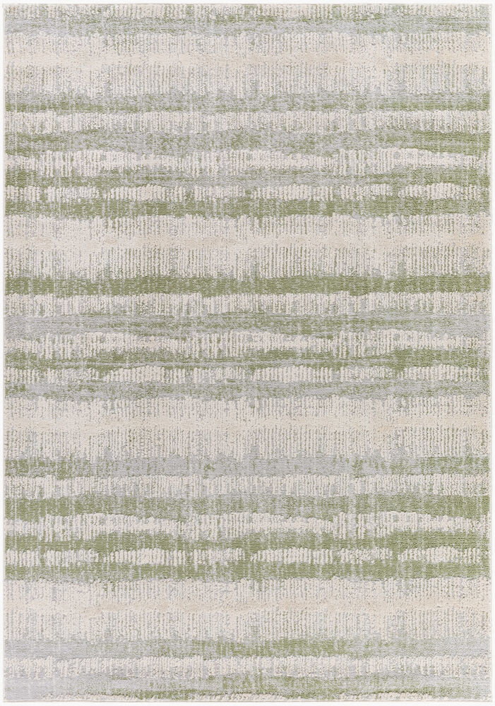 Siyah Machine Woven Rug, by Surya, 6'11.86" length x 5'2.99" width