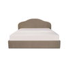 Maggie King Storage Bed Taupe, by Moe's Home, 7'3.99" width x 3'9.86" height x 7'3.6" depth thumbnail 1