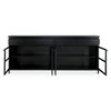 Henry Metal Sideboard Black, Cabinets & Sideboard by Moe's Home, 95" width x 39.5" height x 16" depth thumbnail 4