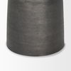 Russo Gunmetal Cast Aluminum with Brown Marble Accent Table thumbnail 9