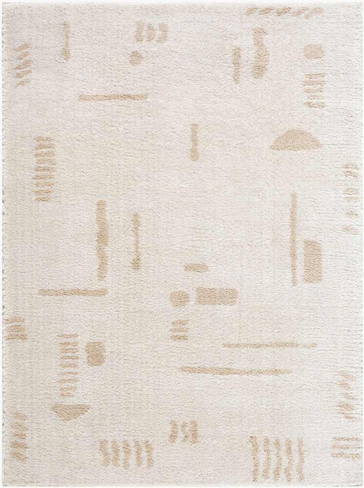 Fossay Shag Machine Woven Rug, by Surya, 10'0.08" length x 7'10.49" width