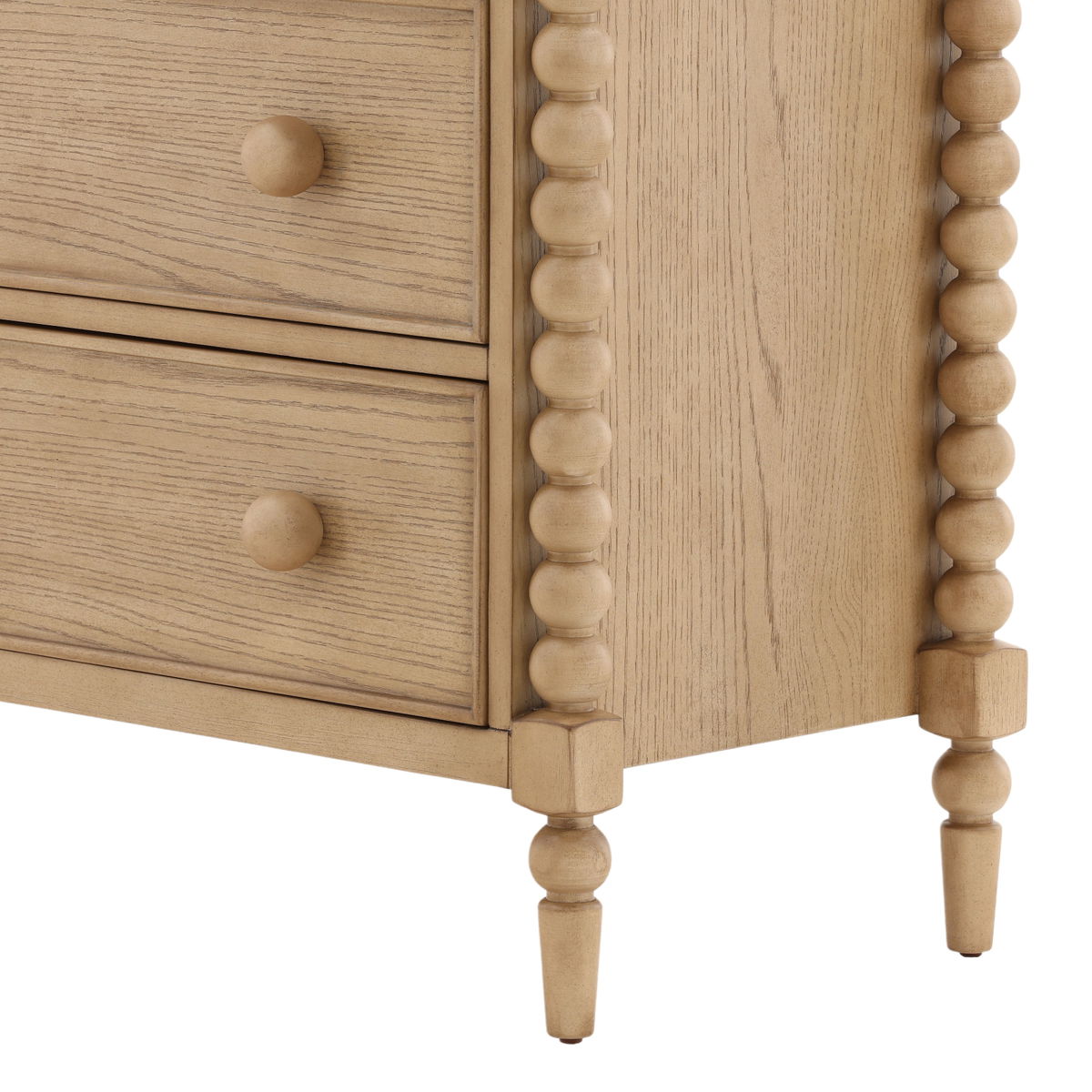 Marcellina Dresser Natural, by Dovetail, 40" width x 36" height x 17.75" depth View 7