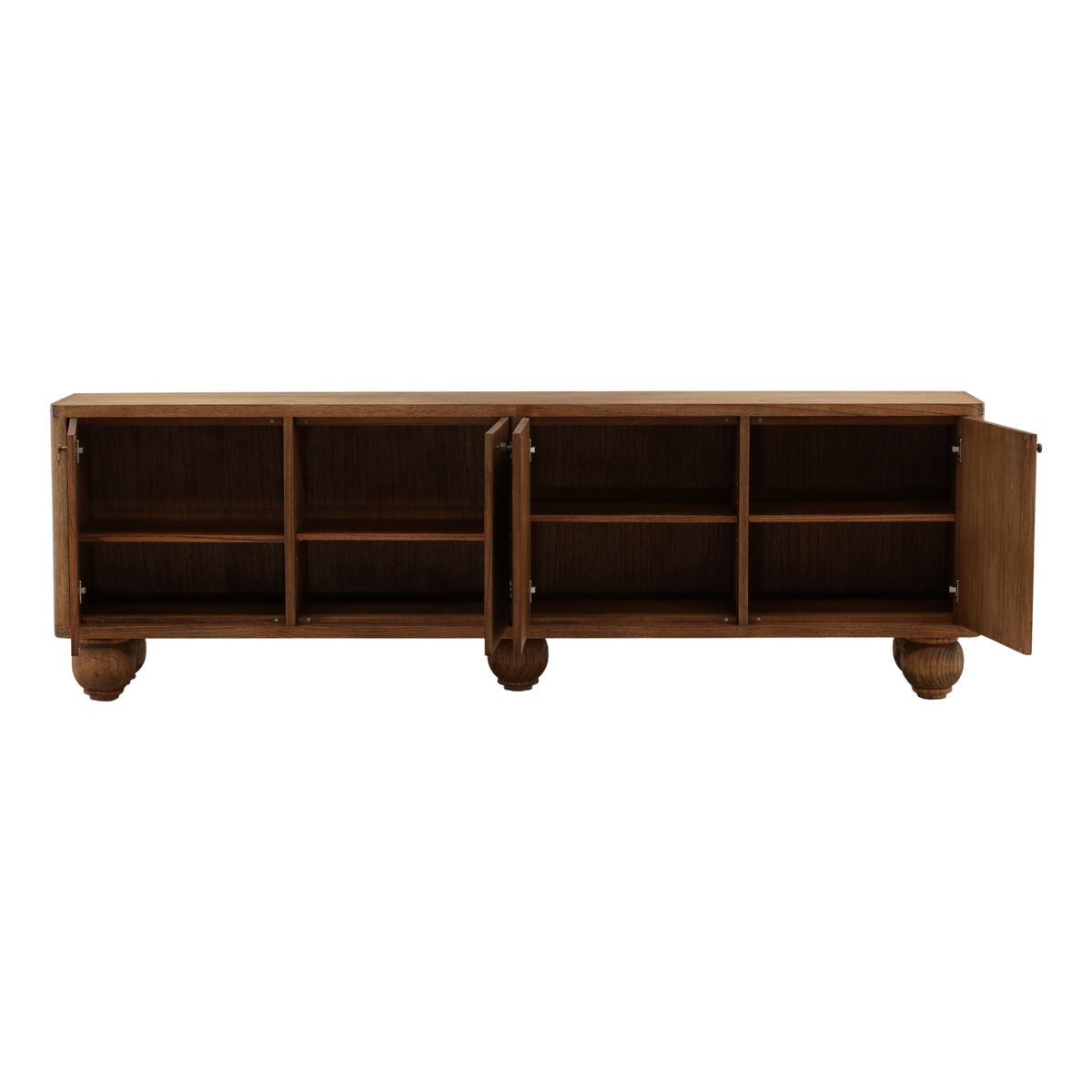 Madden Sideboard Brown, Sideboards & Buffet by Dovetail, 98.5" width x 32.08" height x 17.72" depth View 5