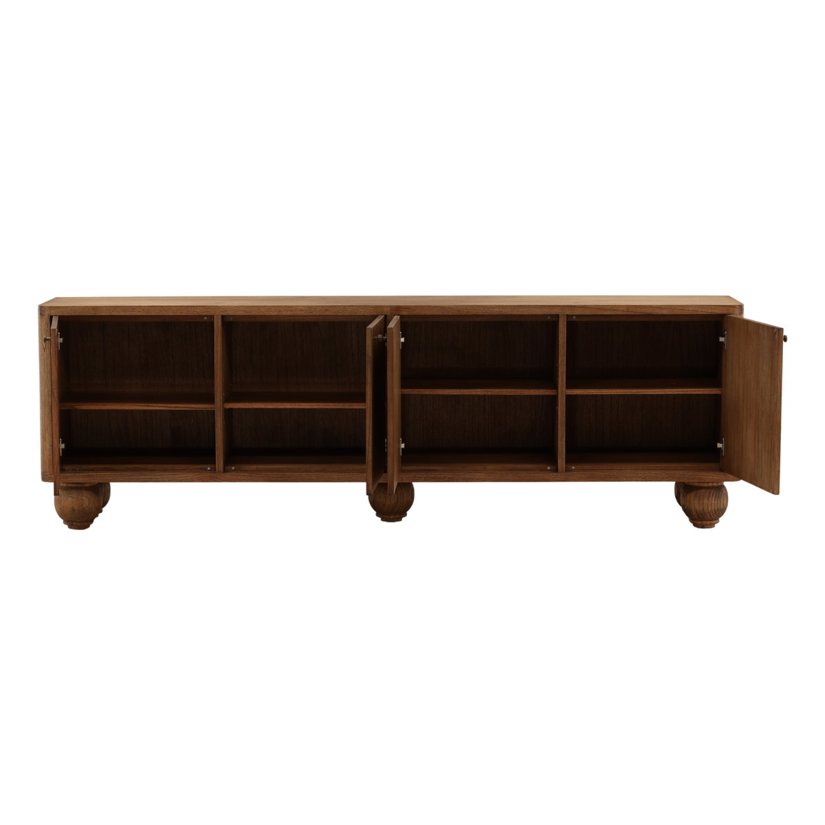 Madden Sideboard Brown, Sideboards & Buffet by Dovetail, 98.5" width x 32.08" height x 17.72" depth View 5