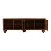 Madden Sideboard Brown, Sideboards & Buffet by Dovetail, 98.5" width x 32.08" height x 17.72" depth thumbnail 5