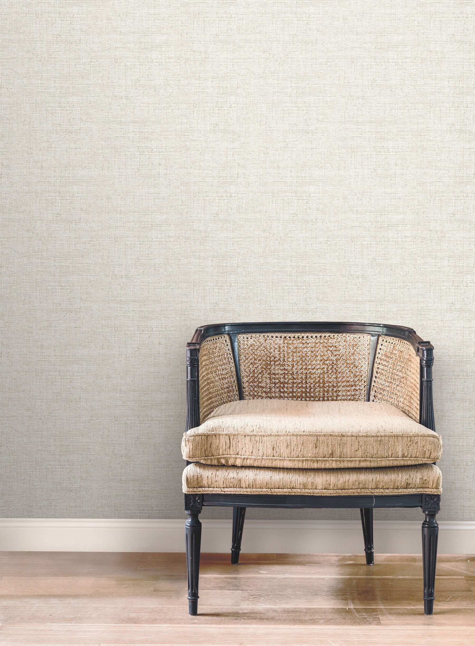 Papyrus Weave White Wallpaper large image 