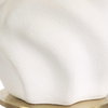Bora White Accent Lamp, Table Lamp by Uttermost, 12" width x 17.5" height x 12" depth thumbnail 6