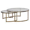 Rhea Nested Coffee Tables Set/2, Furniture by Uttermost, 42" width x 18" height x 42" depth thumbnail 1