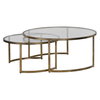 Rhea Nested Coffee Tables Set/2, by Uttermost, 42" width x 18" height x 42" depth thumbnail 1