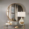 Junius Round Gold Mirror, by Uttermost, 43" width x 43" height x 1.25" depth thumbnail 5