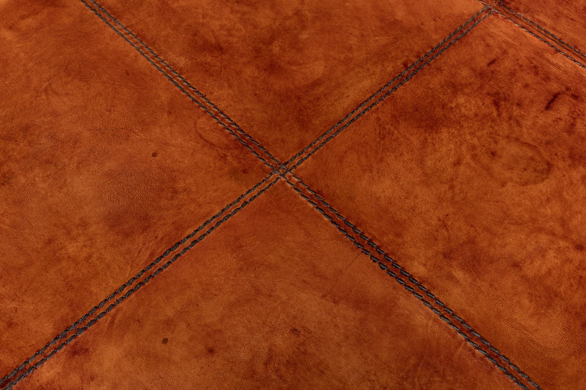 Safari Leather Tray, by Sarreid, 1'3" length x 1'7" width x 2" height View 5