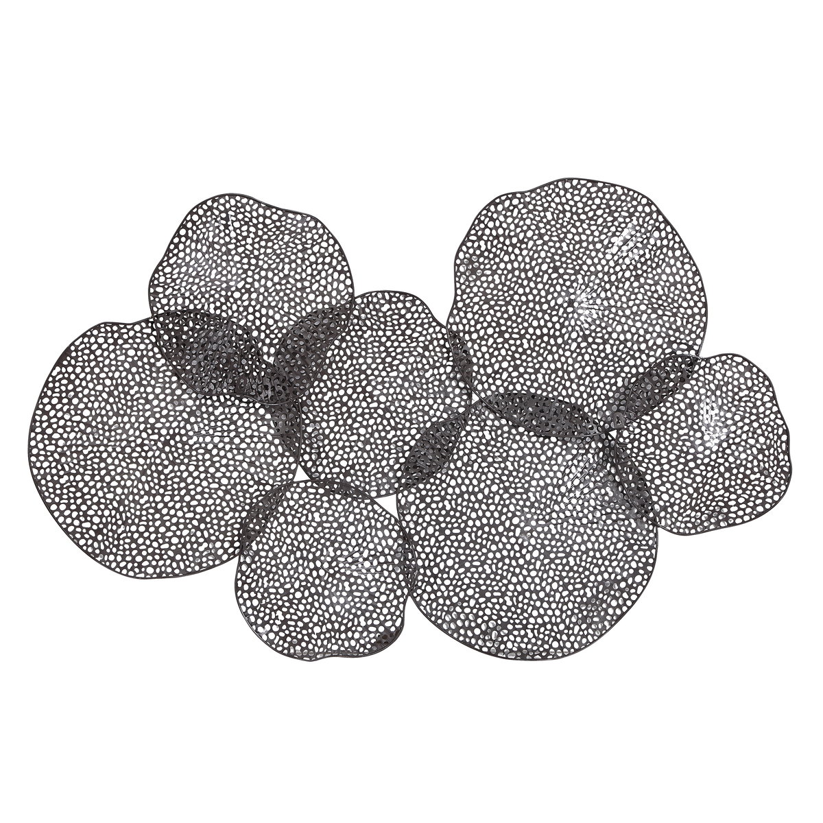 Ripley Metal Leaf Wall Art, by Uttermost, 3'11" width x 2'7" height x 3" depth View 7
