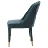 Brie Armless Chair Blue Set Of 2, Accent Chair by Uttermost, 21" width x 36.5" height x 27" depth thumbnail 4
