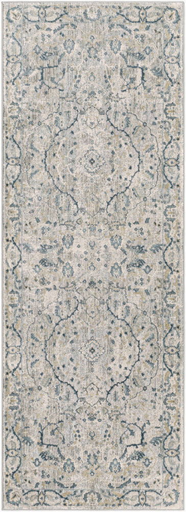 Brunswick Machine Woven Rug, by Surya, 7'2.61" length x 2'7.5" width