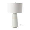 Javier 18.0L x 18.0W x 30.75H Light Base with Cream Shade Table Lamp, by Mercana, 18" length x 18" width x 30" height thumbnail 1