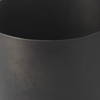 Juno 6.5H Medium Black Iron Vase, by Mercana, 8.5" length x 6" width x 6.5" height thumbnail 7