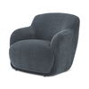 Stevie Lounge Chair Slate Blue, Accent Chair by Moe's Home, 35" width x 32.3" height x 34.25" depth thumbnail 2