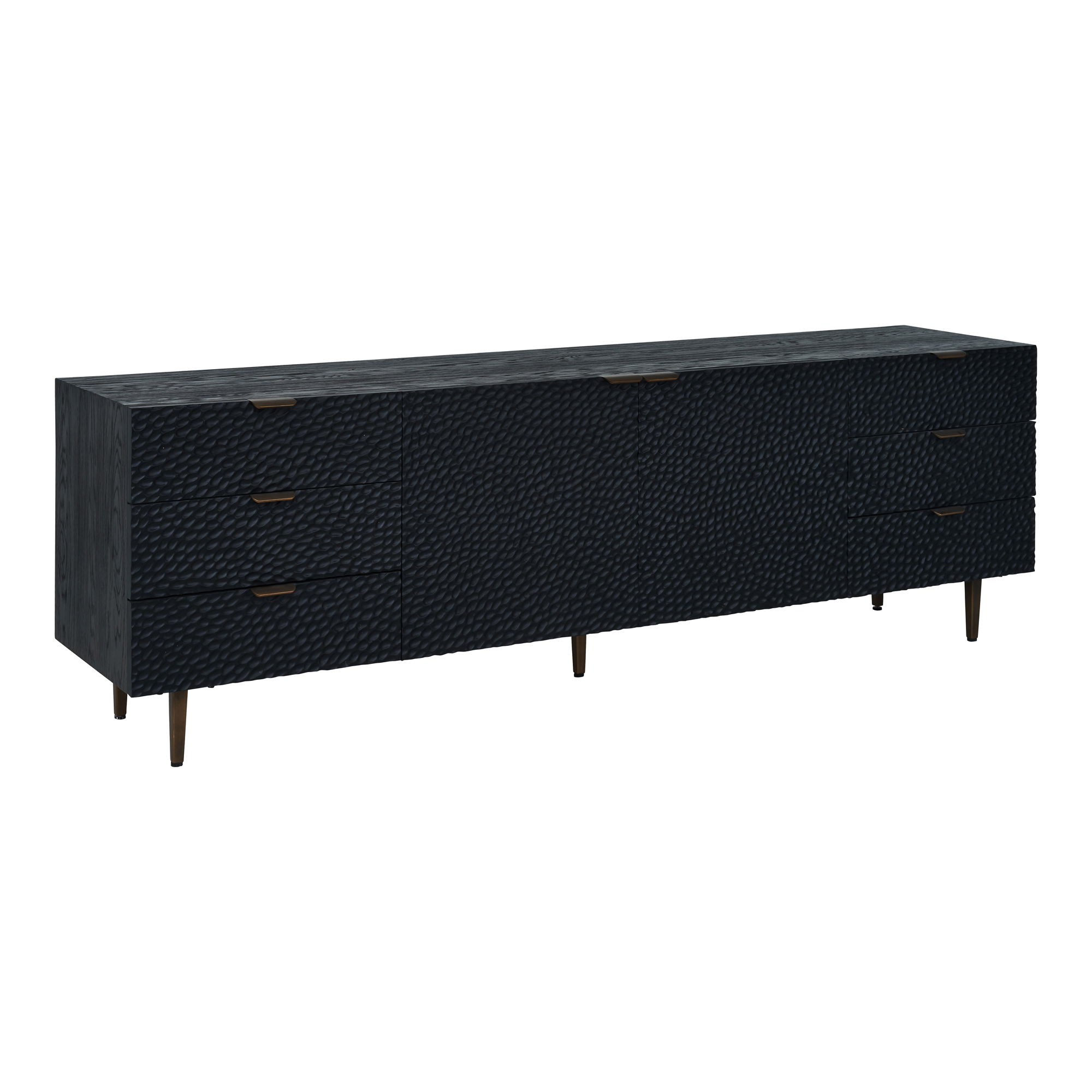 Breu Sideboard Black, Media Console by Moe's Home, 79.5" width x 26.25" height x 18" depth View 2