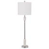 Sussex Nickel Buffet Lamp, Table Lamp by Uttermost, 10" width x 35" height x 10" depth thumbnail 5
