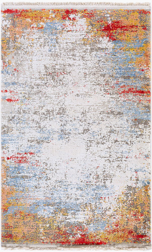 Solar Machine Woven Rug, by Surya, 2'11.43" length x 1'11.23" width