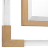 Balkan Golden Square Mirror thumbnail 5
