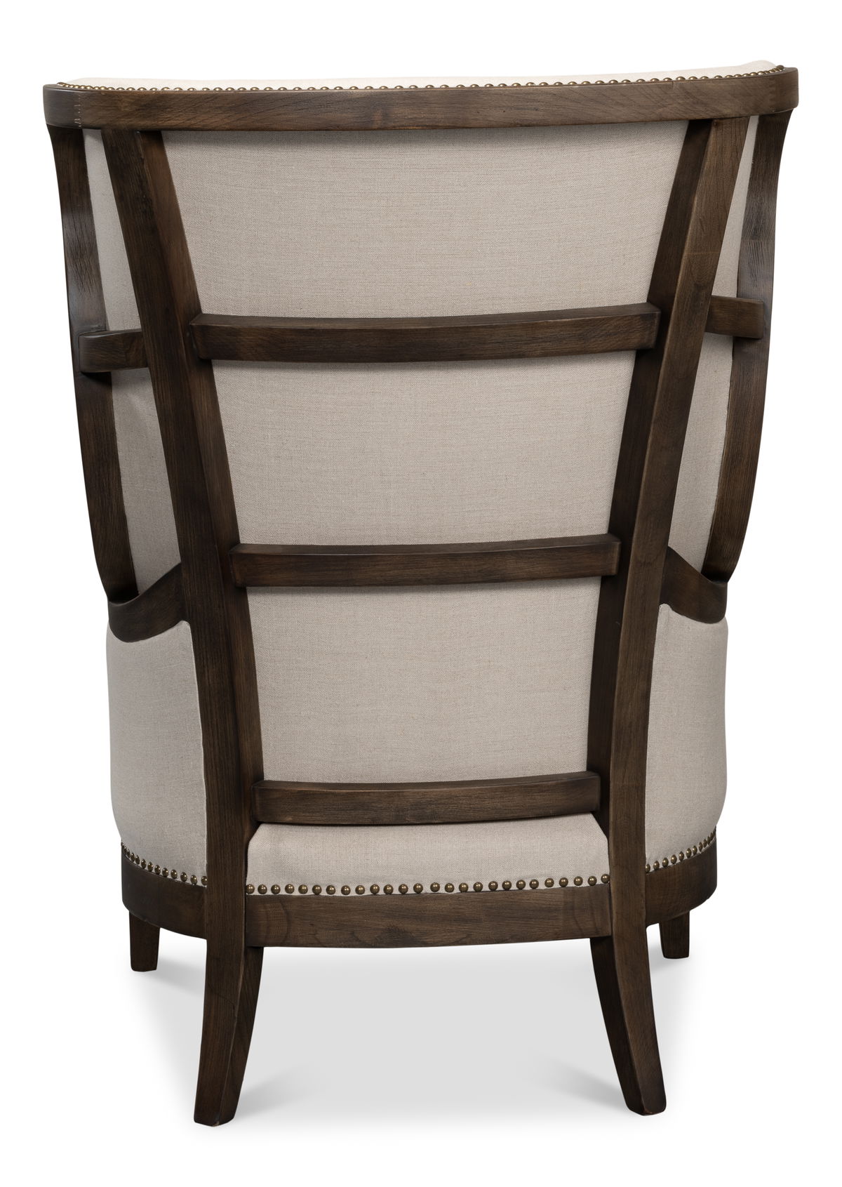Nolan Chair, by Sarreid, 2'9" length x 2'7" width x 3'9" height View 10