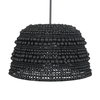 Persephone Black Bead 1 Light Pendant, Mini Light Pendant by Uttermost, 20.75" width x 13" height x 20.75" diameter x 20.25" depth thumbnail 3