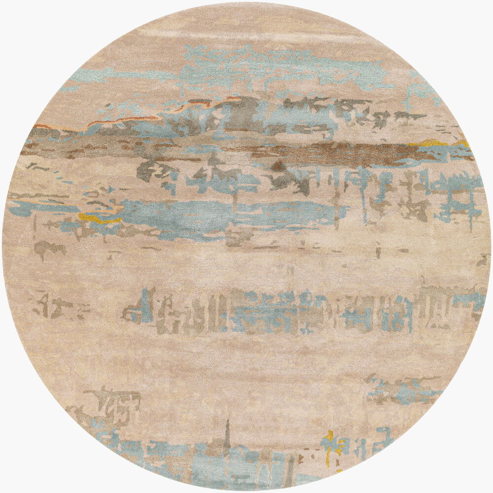 Kavita Handmade Rug, by Surya, 8' length x 8' width