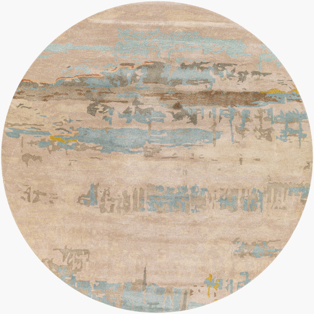 Kavita Handmade Rug, by Surya, 8' length x 8' width