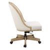 Lithe Light Oak Desk Chair, Accent Chair by Uttermost, 22.5" width x 37.5" height x 26.5" depth thumbnail 6