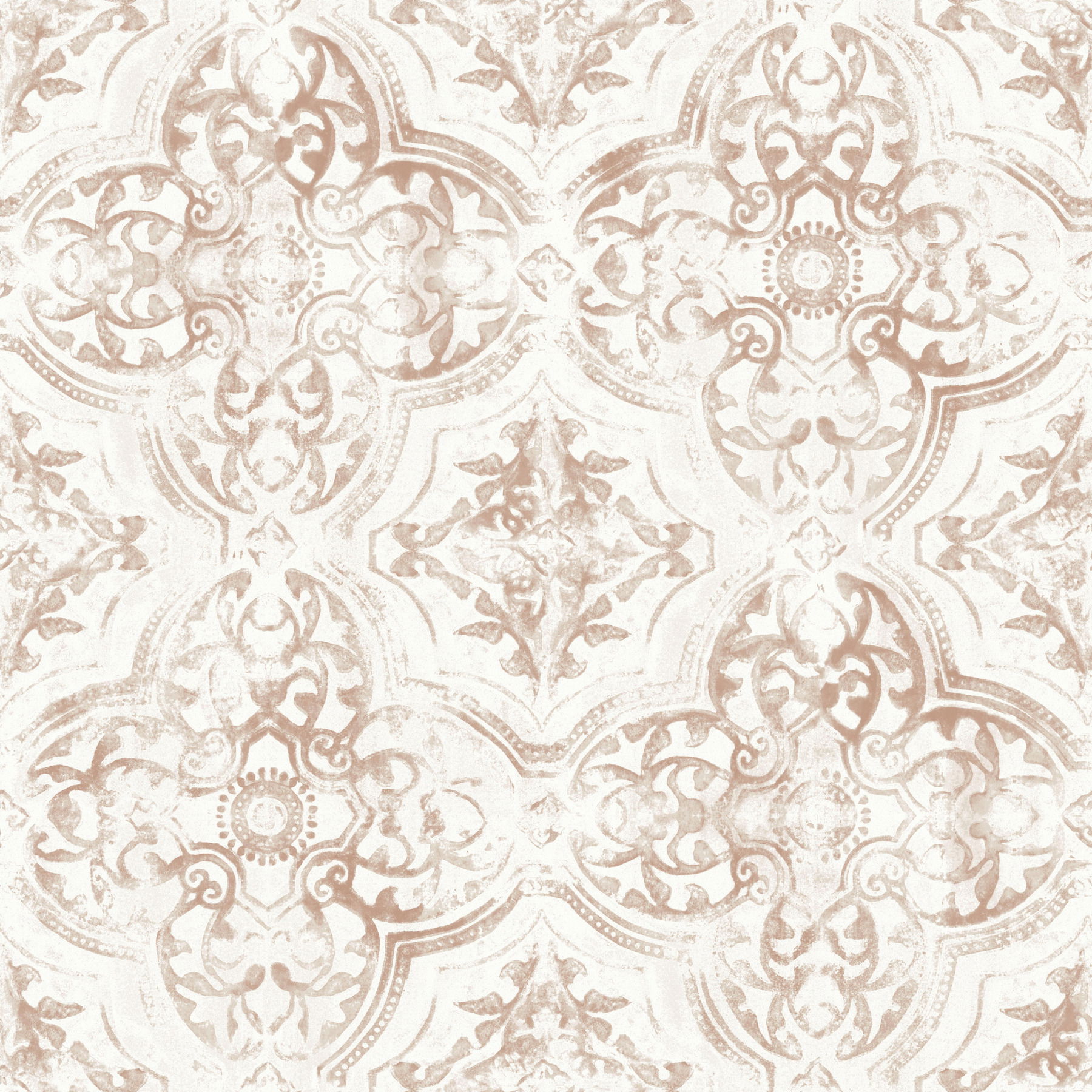 Quartet Off White & Tan Wallpaper large image 