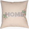 Holiday Home Accent Pillow, Decorative Pillow by Surya, 16" length x 16" width thumbnail