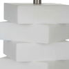 Ascent White Geometric Table Lamp 6 Ascent White Geometric Table Lamp thumbnail 6