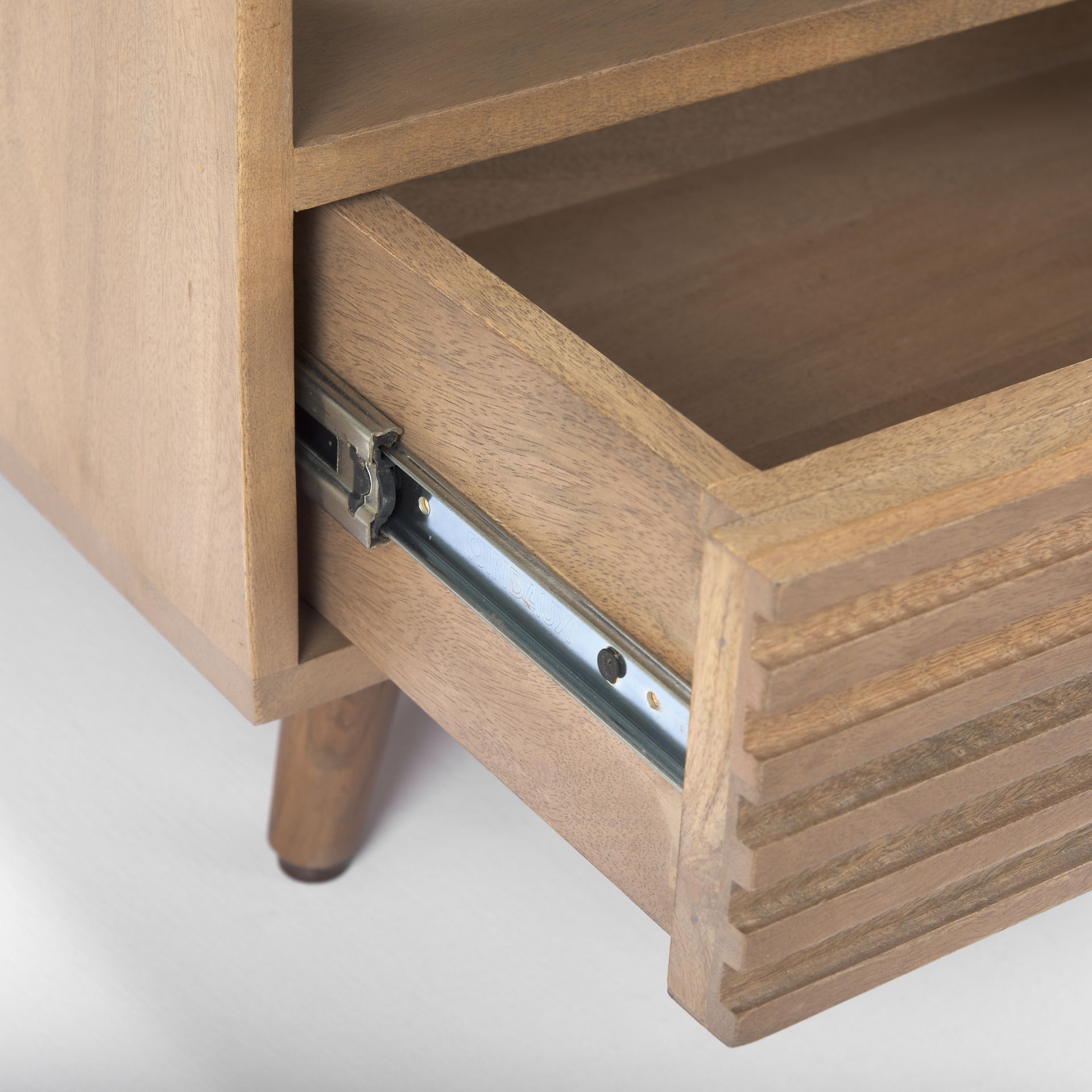 Sable   Light Brown Wood Coffee Table large image 