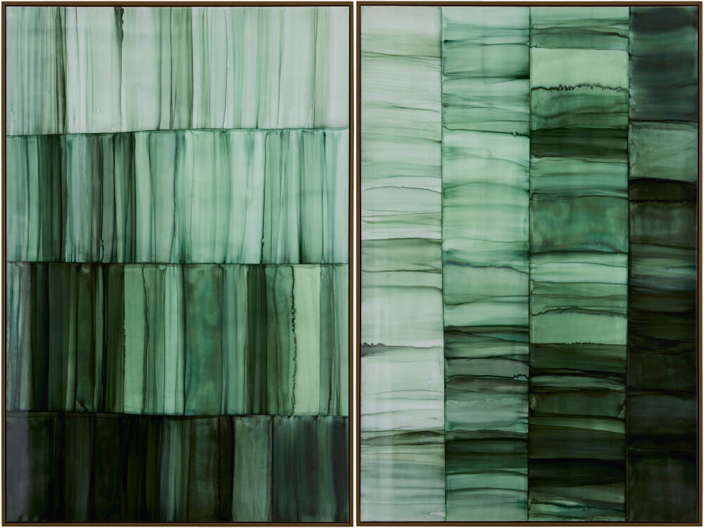 Connection Framed Art, Painting by Surya, 24" width x 36" height