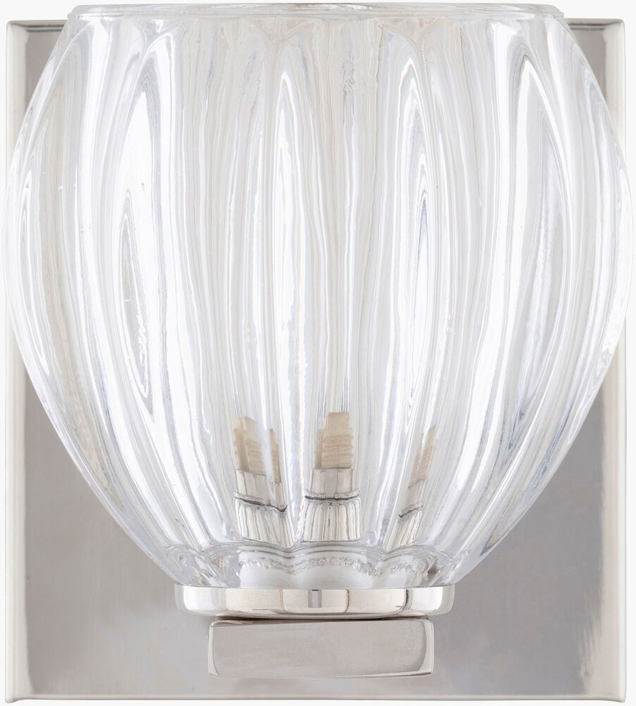 Wallace Wall Sconce, by Surya, 6" length x 5" width x 5" height