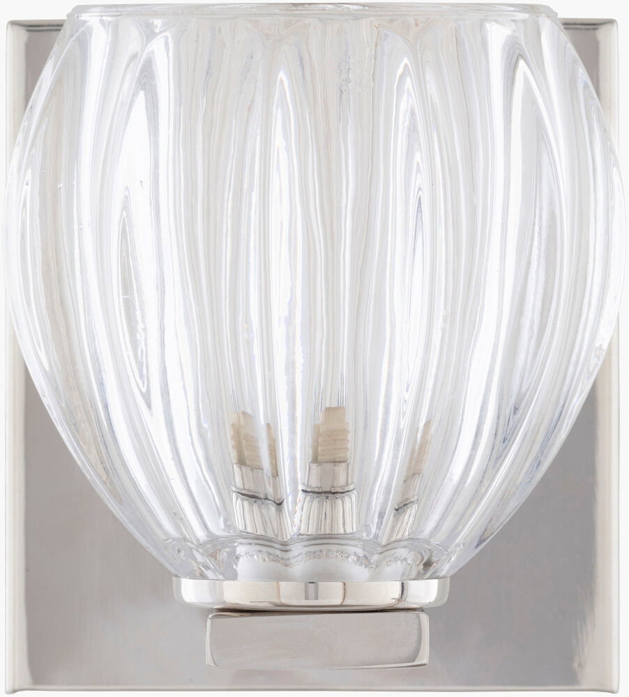 Wallace Wall Sconce, by Surya, 6" length x 5" width x 5" height