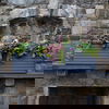 TruDrop Slat Self Watering Windowbox, Cloud White, Large thumbnail 3