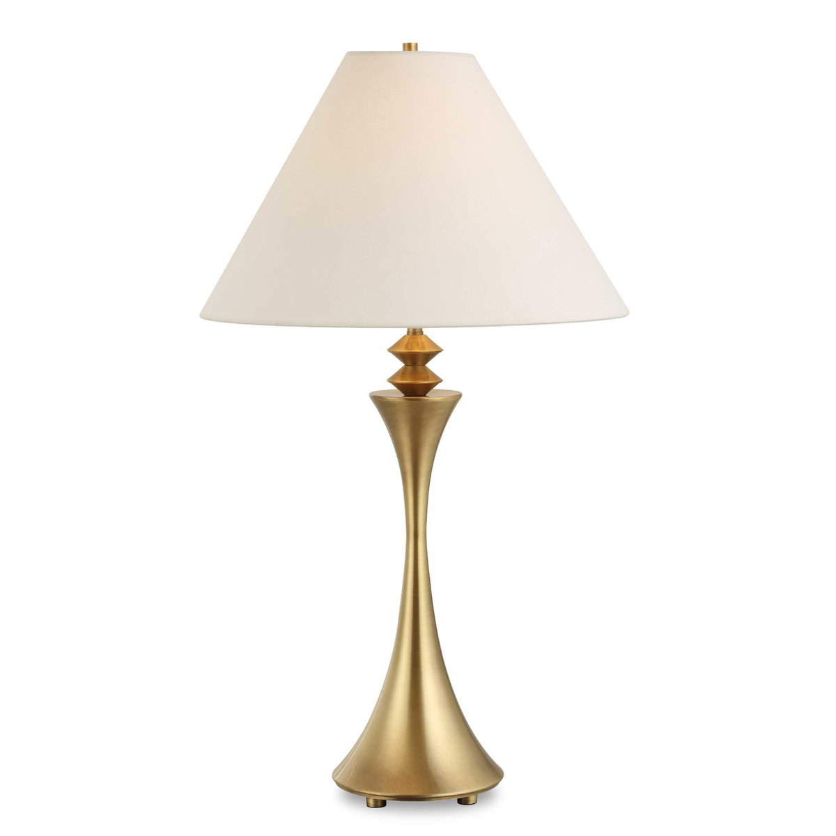 Shaefer Gold Table Lamp, by Uttermost, 17" width x 30.25" height x 17" depth View 1