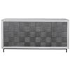 Checkerboard 4 Door Gray Cabinet 0 Checkerboard 4 Door Gray Cabinet thumbnail 0