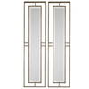 Rutledge Gold Mirrors Set/2, by Uttermost, 7.75" width x 30" height x 1.75" depth thumbnail 1