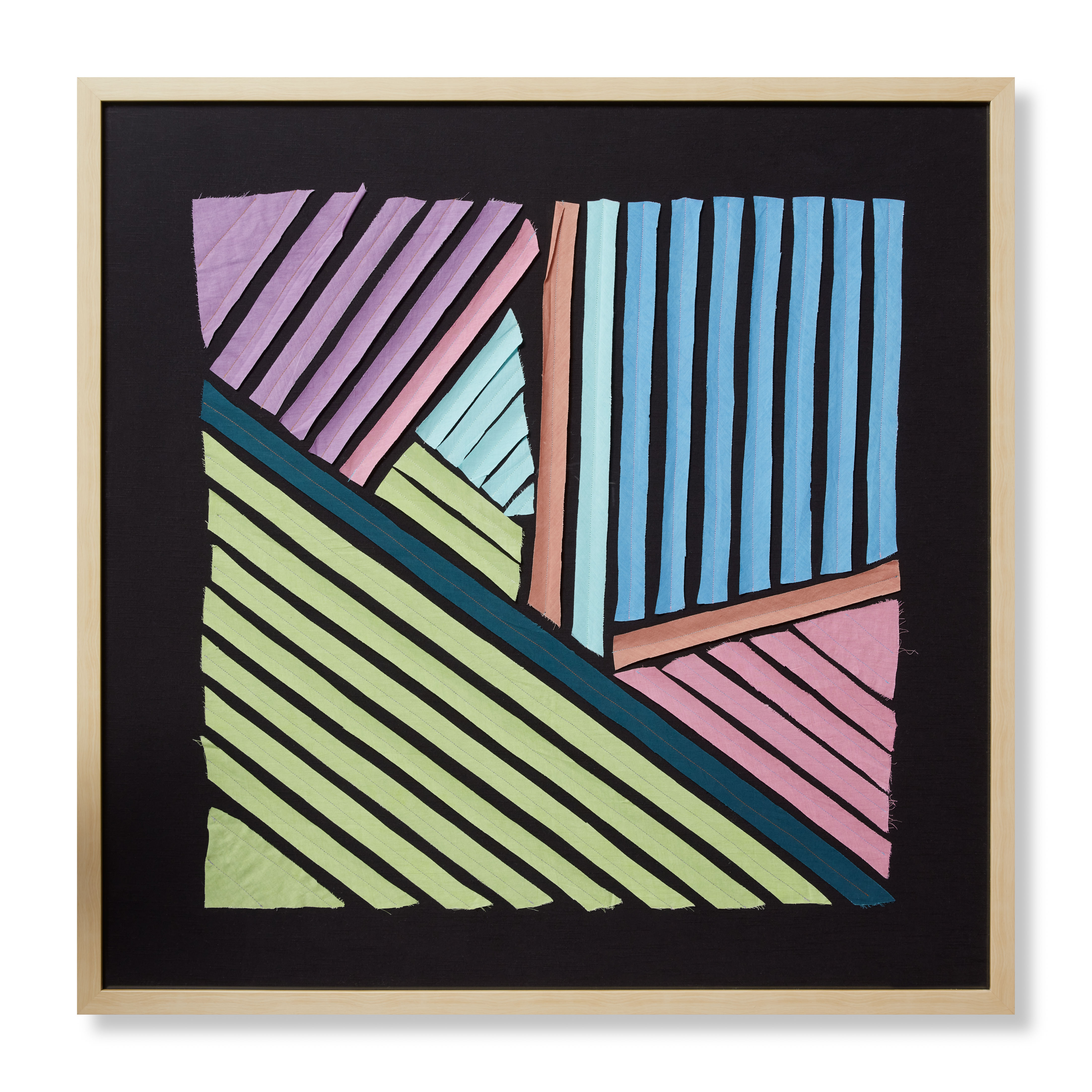 Loloi Unbiased Tape Wall Art, Wall Hanging, 40" length x 40" width