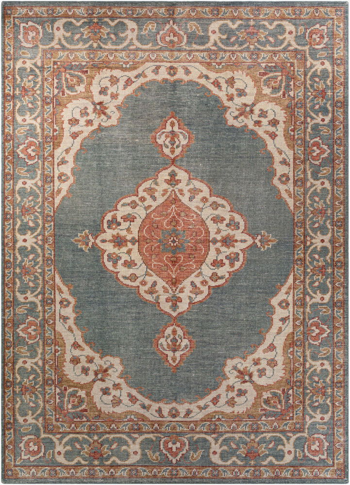 Zahra Handmade Rug, by Surya, 1'6" length x 1'6" width
