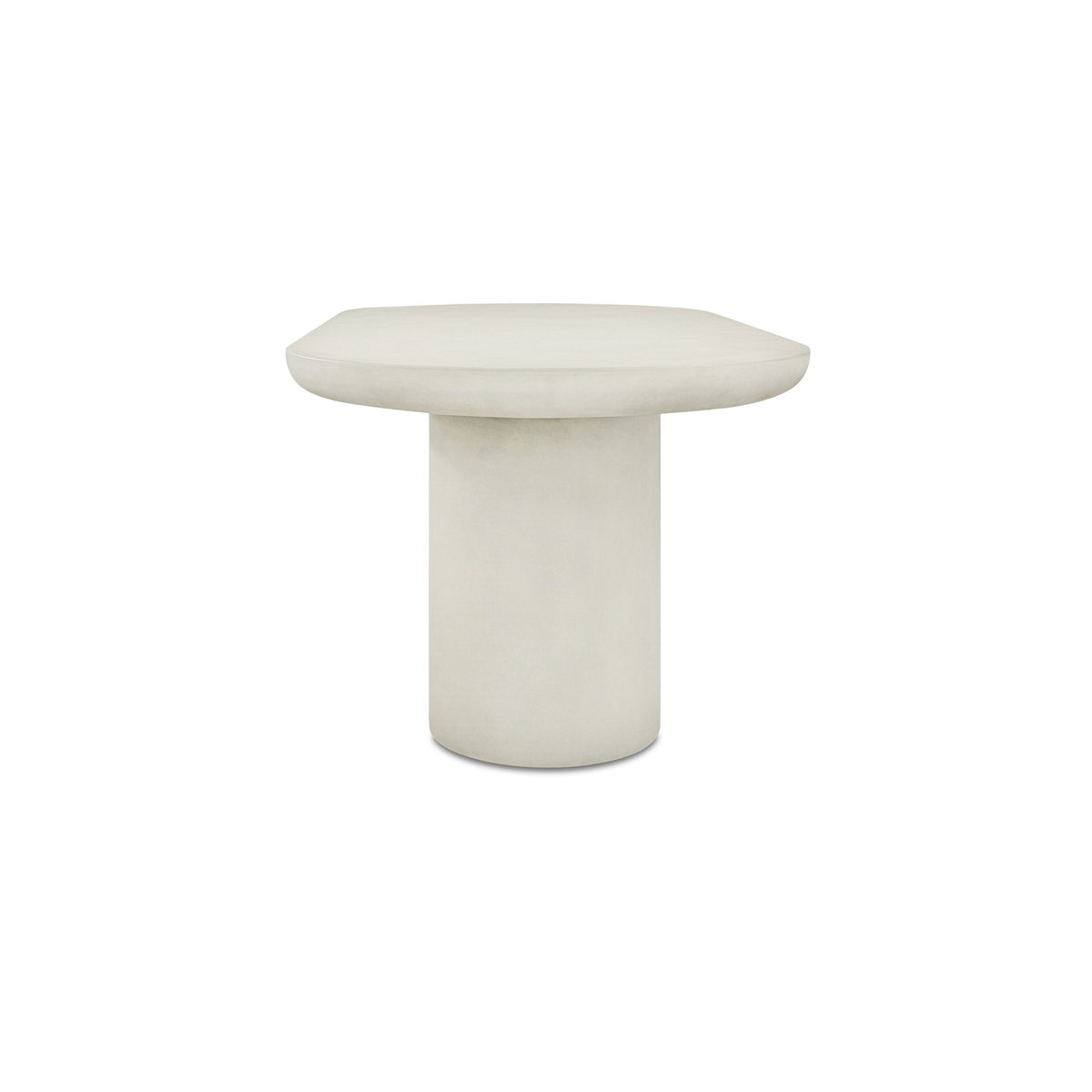 Rocca Dining Table Cream, by Moe's Home, 82.68" width x 30.12" height x 39.37" depth View 4