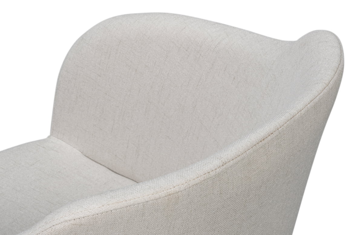 Occasional Contemporary Chair Lime White, by Sarreid, 1'11" length x 2' width x 2'8" height View 3